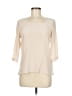 J.Crew Ivory Tan 3/4 Sleeve Blouse Size 8 - photo 1