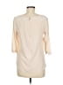 J.Crew Ivory Tan 3/4 Sleeve Blouse Size 8 - photo 2