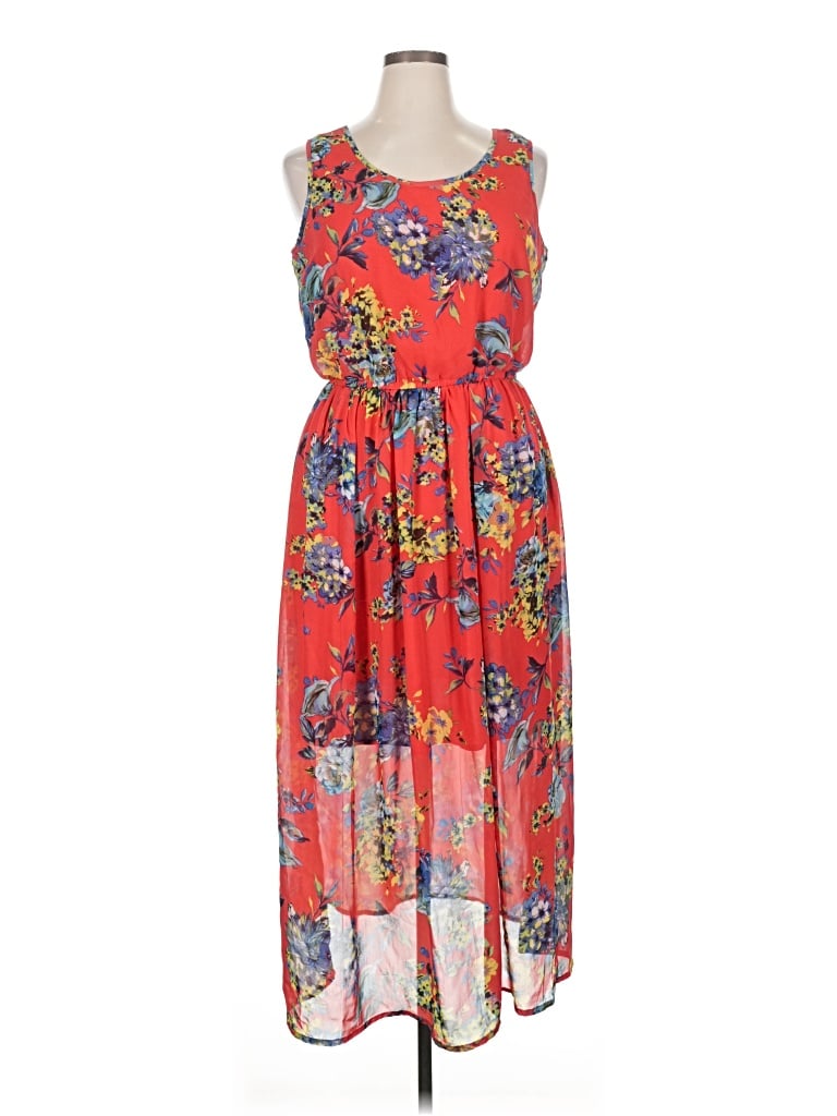 Pre-owned Speed Control Casual Dress In Red