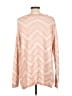 The Rage Chevron-herringbone Pink Pullover Sweater Size L - photo 2