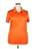 Assorted Brands 100% Polyester Orange Short Sleeve Top Size 2X - photo 1