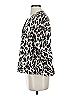 Nanette Lepore Animal Print Ivory 3/4 Sleeve Blouse Size XS - photo 5
