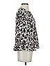 Nanette Lepore Animal Print Ivory 3/4 Sleeve Blouse Size XS - photo 4