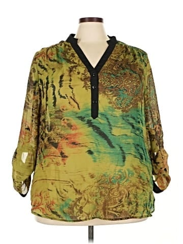 DressBarn 3/4 Sleeve Blouse (view 1)