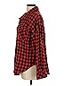 Heyson Plaid Red Long Sleeve Button-Down Shirt Size M - photo 5