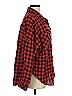 Heyson Plaid Red Long Sleeve Button-Down Shirt Size M - photo 4