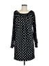 Phoebe Couture 100% Polyester Polka Dots Black Casual Dress Size 6 - photo 1