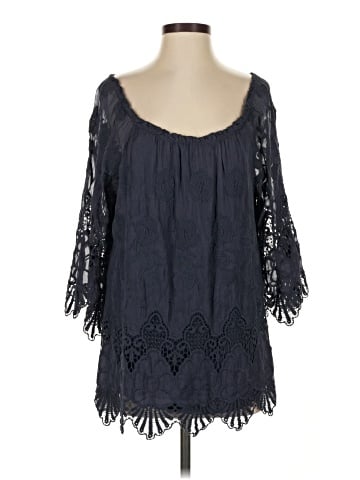 Tempo Paris 3/4 Sleeve Blouse (view 1)