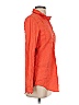 Theory Orange Long Sleeve Button-Down Shirt Size S - photo 4