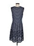Max Studio Stripes Blue Casual Dress Size S - photo 2