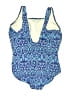 Lands' End Paisley Blue One Piece Swimsuit Size P (petite) - photo 2