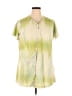 Assorted Brands Tie-dye Green Short Sleeve Blouse Size XL - photo 1