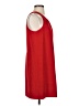 Oleg Cassini 100% Polyester Solid Red Casual Dress Size 2 - photo 4