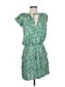 Current Air 100% Polyester Paisley Green Casual Dress Size S - photo 1