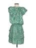 Current Air 100% Polyester Paisley Green Casual Dress Size S - photo 2