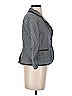 CBR 100% Cotton Houndstooth Gray Blazer Size S - photo 4