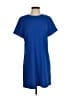 FELICITY & COCO Solid Blue Casual Dress Size S - photo 1