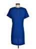 FELICITY & COCO Solid Blue Casual Dress Size S - photo 2