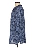 J Valdi Blue 3/4 Sleeve Blouse Size S - photo 5