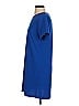FELICITY & COCO Solid Blue Casual Dress Size S - photo 5
