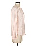 J.Crew 100% Viscose Color Block Pink 3/4 Sleeve Blouse Size XS - photo 4