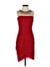 BCBGMAXAZRIA 100% Polyester Red Cocktail Dress Size 0 - photo 1