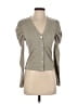 7 For All Mankind Gray Cardigan Size S - photo 1