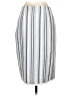 Moon River Stripes White Casual Skirt Size S - photo 2