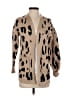 Zesica Animal Print Tan Cardigan Size S - photo 1