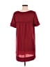 Cooperative Burgundy Short Sleeve Blouse Size M - photo 2