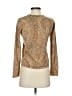 Lauren by Ralph Lauren Paisley Tan Silk Pullover Sweater Size S (petite) - photo 2