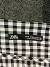 Zara Houndstooth Black Casual Skirt Size M - photo 4