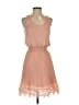 Express 100% Polyester Solid Tan Casual Dress Size XS - photo 1