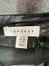 Topshop 100% Polyester Black Faux Leather Skirt Size 6 - photo 4