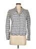 Gap 100% Cotton Stripes Gray Blazer Size 6 - photo 1