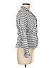 Gap 100% Cotton Stripes Gray Blazer Size 6 - photo 4