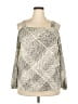 Juicy Couture 100% Polyester Silver Long Sleeve Blouse Size XXL - photo 1