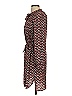 Ann Taylor 100% Polyester Print Brown Casual Dress Size XS - photo 5