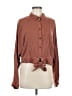 Pilcro 100% Viscose Brown Long Sleeve Blouse Size M - photo 1