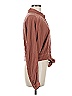 Pilcro 100% Viscose Brown Long Sleeve Blouse Size M - photo 4