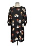 Charming Charlie Print Black Casual Dress Size S - photo 1