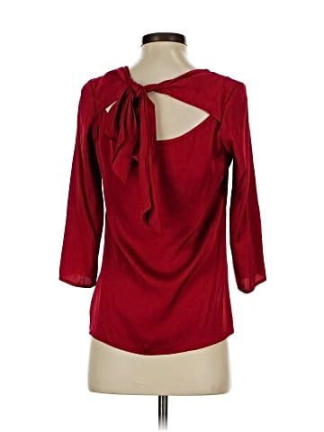Trina Turk 3/4 Sleeve Silk Top (view 2)