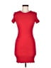 Unbranded Solid Red Casual Dress Size 8 - photo 1