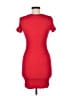 Unbranded Solid Red Casual Dress Size 8 - photo 2