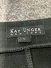 Kay Unger Chevron-herringbone Black Dress Pants Size L - photo 7