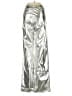 WeWoreWhat Metallic Silver Jeans Size 24 waist - photo 2