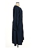 Jay Godfrey 100% Polyester Solid Blue Casual Dress Size 14 - photo 4