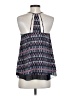Dex 100% Polyester Gray Sleeveless Blouse Size S - photo 2