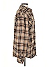 Pawaka 100% Cotton Plaid Brown Jacket Size M - photo 4