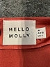 Hello Molly 100% Polyester Solid Orange Cocktail Dress Size 6 - photo 7